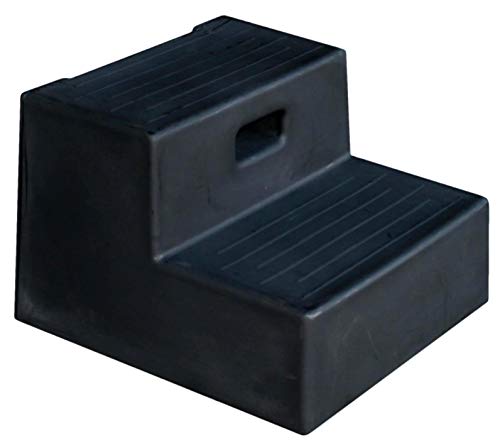 Aufstiegshilfte schwarz 2 tritte von Holland Animal Care