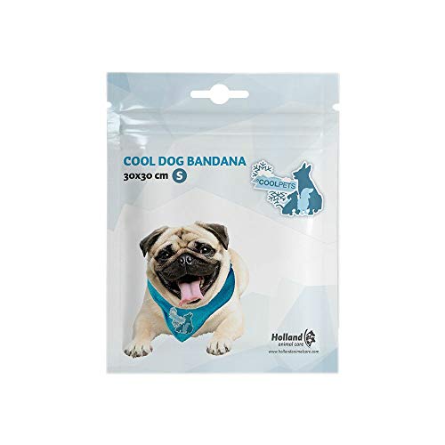 CoolPets Cooling Bandana - Hund Kühlung - Kühlung Halsband - Kühlendes Bandana für Hunden - Einfach zu bedienen - S von CoolPets