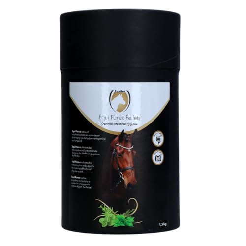 Excellent Equi Parex Pellets - Trägt zu Einer gesunden Magen- und Darmflora bei - Geeignet für Pferde - 1,5kg von Holland Animal Care