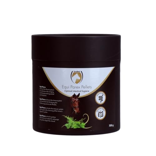 Excellent Equi Parex Pellets - 750gr - Trägt zu Einer gesunden Magen- und Darmflora bei - Verdauung Unterstützen - Kräuterfutter - Darmkur - Geeignet für Pferde von Holland Animal Care