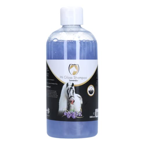Excellent Hi Gloss Shampoo - 500 ml - Pferd - Reinigendes und Pflegendes Shampoo - Mit Conditioner - für Schweif und Mähne - Lavendel von Holland Animal Care