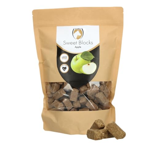 Excellent Horse Sweetblocks - Pferdebonbons - Reich an Vitaminen - Wenig Zucker - Apfelgeschmack - 1 kg Excellent Horse Sweetblocks - Pferdebonbons - Reich an Vitaminen - Wenig Zucker - Apfelgeschmack - 1 kg von Holland Animal Care