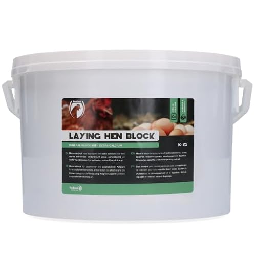 Excellent Legehennen Block - 10 kg - Pikblock - Stimuliert Appe und Schwanzverhalten - Geeignet für Hühner von Holland Animal Care