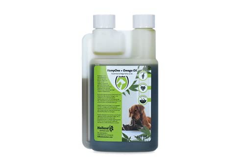 HempOne + Omega Oil Hond en Kat 100 ML von Holland Animal Care