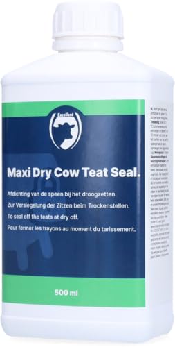 Holland Animal Care Excellent Maxi Dry Cow Zitzenversiegelung - 500 ml - Zum Versiegeln des Verschlusslochs der Zitze beim Trocknen - Polymerbasis - Bildet eine atmungsaktive Schicht von Holland Animal Care