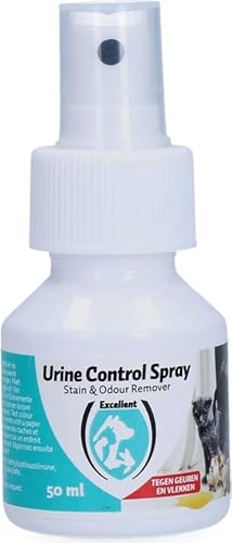 Holland Animal Care Excellent Urine Control Spray 50 ml - Geruchsneutralisierer - Entfernt Urinflecken und -Geruch - Sauberkeitserziehung für Hunde - Für Haustiere Holland Animal Care Excellent Urine Control Spray 50 ml - Geruchsneutralisierer - Entfernt Urinflecken und -Geruch - Sauberkeitserziehung für Hunde - Für Haustiere von Holland Animal Care