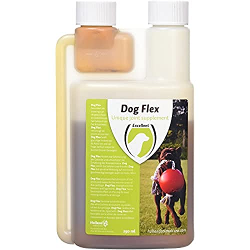 Excellent Dog Flex - Stärkt Sehnen, Bänder und unterstützt den Erhalt des Knorpels - Geeignet für Hunde - 250 ml von Holland Animal Care