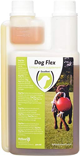 Excellent Dog Flex - Stärkt Sehnen, Bänder und unterstützt den Erhalt des Knorpels - Geeignet für Hunde - 500 ml von Holland Animal Care