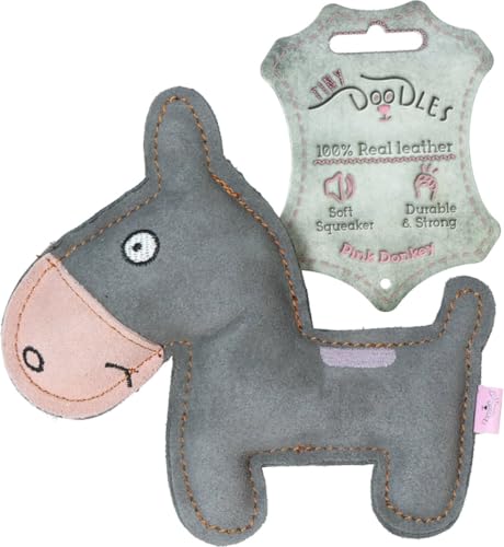 Holland Animal Care Tiny Doodles Doggy - Doodles Donkey - Hundespielzeug - Hundespielzeug mit Quietsche - Rosa - 17 cm Holland Animal Care Tiny Doodles Doggy - Doodles Donkey - Hundespielzeug - Hundespielzeug mit Quietsche - Rosa - 17 cm von Holland Animal Care