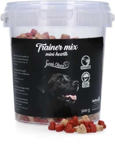 Luna's Choice Trainer Mix mit Lachs - Hundesnacks für das Training - Weiche Hundeleckerlis - Ohne Zuckerzusatz - 500 Gramm von Holland Animal Care