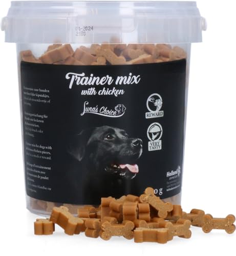 Luna's Choice Trainermix Hühnerstücke - Hundesnacks für das Training - Weiche Hundeleckerlis - Ohne Zuckerzusatz - 400 Gramm von Holland Animal Care