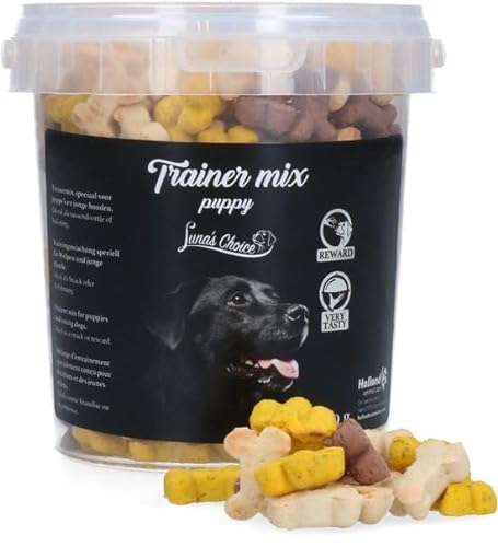 Luna's Choice Trainermix Puppy - Hundesnacks für das Training - Knusprige Hundeleckerlis - Ohne Zuckerzusatz - 400 Gramm von Holland Animal Care