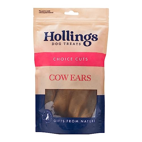 Hollings Cow Ears for Dogs (Bag Size: Pack of 10) von Hollings