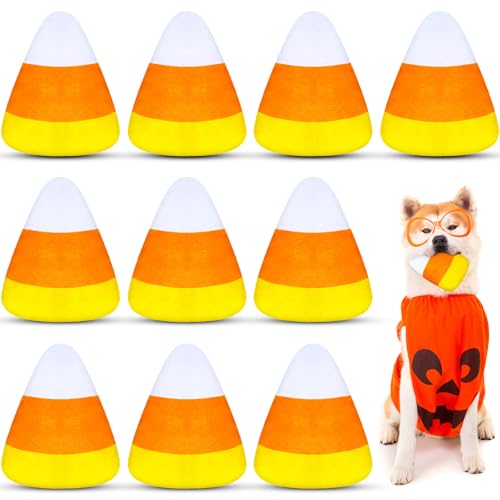 Hollowfly 12 Stück Halloween Süßigkeiten Mais Stofftiere Halloween Quietschendes Hundespielzeug Halloween Plüschtiere für Welpen Hund Halloween Party Dekor Hollowfly 12 Stück Halloween Süßigkeiten Mais Stofftiere Halloween Quietschendes Hundespielzeug Halloween Plüschtiere für Welpen Hund Halloween Party Dekor von Hollowfly