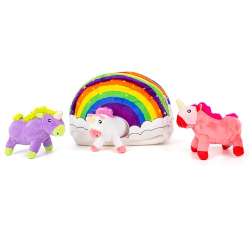 Hollypet Hide and Seek Quietschendes Hundespielzeug, Interaktives Puzzle, Plüsch, gefülltes Welpenspielzeug, Einhorn Hollypet Hide and Seek Quietschendes Hundespielzeug, Interaktives Puzzle, Plüsch, gefülltes Welpenspielzeug, Einhorn von Hollypet