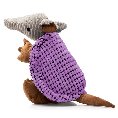 Hollypet Hundespielzeug, Plüsch-Hundespielzeug, quietschendes Hundespielzeug, Stofftiere für kleine, mittelgroße und große Hunde aller Rassen, große Gürteltiere, Kauspielzeug für Welpen mit sauberen Hollypet Hundespielzeug, Plüsch-Hundespielzeug, quietschendes Hundespielzeug, Stofftiere für kleine, mittelgroße und große Hunde aller Rassen, große Gürteltiere, Kauspielzeug für Welpen mit sauberen von Hollypet