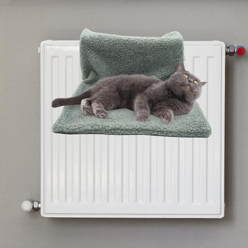 HolyKat Hängematte Heizung Fenster - Fleecebett Katze - Grau von HolyKat