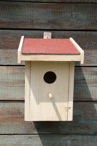 Nistkasten mit Bitumendach(NB05)- zum selbst bauen-Bausatz-sauberste Verarbeitung- Garten Deko von Holz und Gartentrends