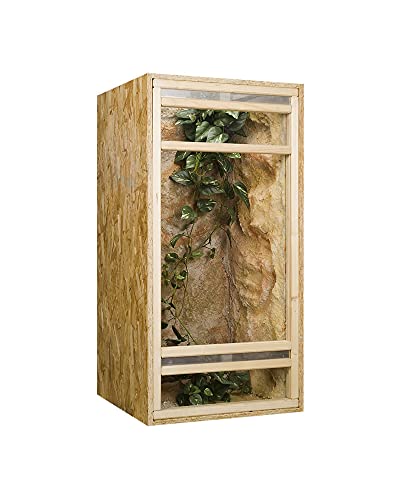 OSB Hochterrarium, Holzterrarium 60x60x120 cm mit Frontbelüftung von Holzkonzept