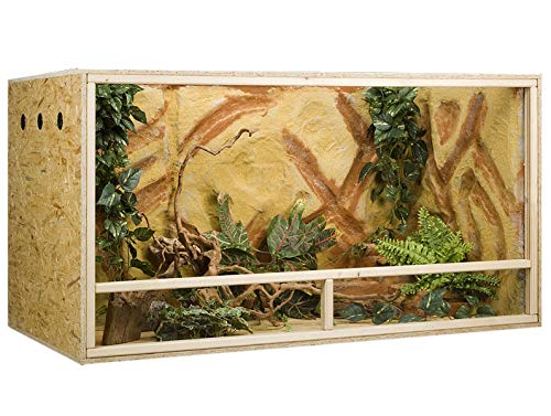 OSB Terrarium, Holzterrarium 150x60x80 cm mit Seitenbelüftung von Holzkonzept