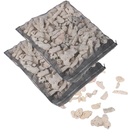 Homaisson 2 Beutel zerkleinerte Korallenfilter, Aquarium-Filtermedien für Aquarium, Fischteichkorallen-Filtrationsmaterialien, fördert das Ökosystem-Balance, praktische Netzbeutelverpackung, 0,5 kg Homaisson 2 Beutel zerkleinerte Korallenfilter, Aquarium-Filtermedien für Aquarium, Fischteichkorallen-Filtrationsmaterialien, fördert das Ökosystem-Balance, praktische Netzbeutelverpackung, 0,5 kg von Homaisson