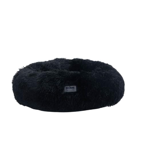 Home Deluxe - Haustierbett Muffin - Maße: 80 x 80 x 17 cm, Farbe: Schwarz, inkl. Tierdecke, Baumwollfüllung, waschbarer Bezug, Rutsch- & Wasserfest I Hundebett Hundekissen Bett für Katzen Home Deluxe - Haustierbett Muffin - Maße: 80 x 80 x 17 cm, Farbe: Schwarz, inkl. Tierdecke, Baumwollfüllung, waschbarer Bezug, Rutsch- & Wasserfest I Hundebett Hundekissen Bett für Katzen von Home Deluxe