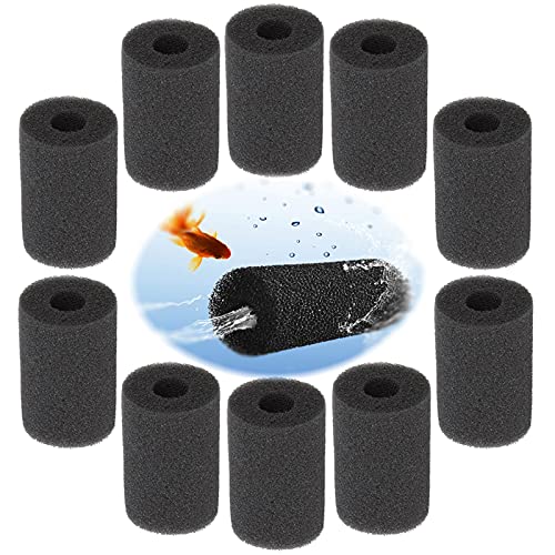 HomeDejavu 10 Stück Filterschwamm Aquarium Fish Tank Vorfilter Schwamm Aquarium Filter Schwamm Schaumkartusche Ersatzfilter für Aquarium Schutz vor versehentlichem Aufsaugen von Fischen Garnelen von HomeDejavu