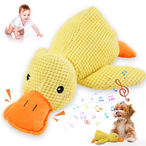 HomeJoySet 2025 Neues Beruhigendes Hundespielzeug In Form Einer Ente – Gelbe, Ausgestopfte Quacksalber-Ente Mit Weichem Quietscher, Langlebiges Kauspielzeug for Welpen Im Haus HomeJoySet 2025 Neues Beruhigendes Hundespielzeug In Form Einer Ente – Gelbe, Ausgestopfte Quacksalber-Ente Mit Weichem Quietscher, Langlebiges Kauspielzeug for Welpen Im Haus von HomeJoySet