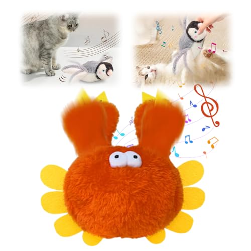 HomeJoySet 2025 Neues Interaktives Katzenspielzeug Mit Zwitscherndem Vogel – Mit Schlagenden Flügeln, for Hauskatzen Und -Hunde (#1)(#7) von HomeJoySet