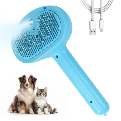 HomeJoySet Dampfbürste for Die Fellpflege Von Haustieren, 2025 Neue 3-in-1-Dampfbürste for Katzen, Antistatischer Dampfpflegekamm for Haustiere for Massieren Und Reinigen Von Ausfallenden Tierhaaren, HomeJoySet Dampfbürste for Die Fellpflege Von Haustieren, 2025 Neue 3-in-1-Dampfbürste for Katzen, Antistatischer Dampfpflegekamm for Haustiere for Massieren Und Reinigen Von Ausfallenden Tierhaaren, von HomeJoySet