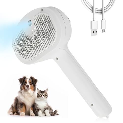 HomeJoySet Dampfbürste for Die Fellpflege Von Haustieren, 2025 Neue 3-in-1-Dampfbürste for Katzen, Antistatischer Dampfpflegekamm for Haustiere for Massieren Und Reinigen Von Ausfallenden Tierhaaren, HomeJoySet Dampfbürste for Die Fellpflege Von Haustieren, 2025 Neue 3-in-1-Dampfbürste for Katzen, Antistatischer Dampfpflegekamm for Haustiere for Massieren Und Reinigen Von Ausfallenden Tierhaaren, von HomeJoySet