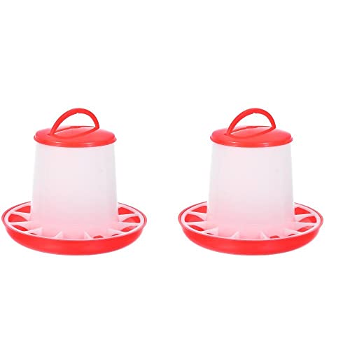 HomeSoGood 2 Stück 1,5 l Kükenfutterspender für Geflügel Baby Küken Ente Vogel Tauben HomeSoGood 2 Stück 1,5 l Kükenfutterspender für Geflügel Baby Küken Ente Vogel Tauben von HomeSoGood
