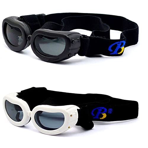 HomeSoGood 2 x Hunde-Sonnenbrille für kleine Rassen, Haustierzubehör, Haustier-Sonnenbrille (gemischt) von HomeSoGood