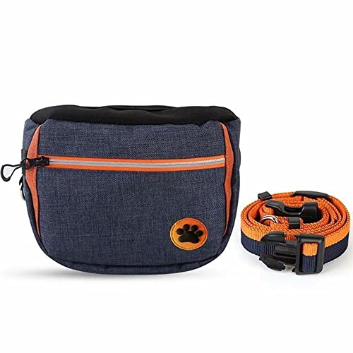 HomeSoGood Leckerli-Tasche, Haustier-Trainingstasche, tragbare Haustier-Snack-Tasche, zum Spazierengehen, Mehrzweck-Hundetasche mit verstellbarem Bund von HomeSoGood