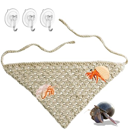 Einsiedlerkrebskrabbe Kletterspielzeug Netz, Einsiedlerkrebse Kletterwand mit Saugnäpfen, Hängende Einsiedlerkrebse Hängematte, Einsiedlerkrebse Klettern Zubehör, Netz für Reptilien Gecko Eidechse Einsiedlerkrebskrabbe Kletterspielzeug Netz, Einsiedlerkrebse Kletterwand mit Saugnäpfen, Hängende Einsiedlerkrebse Hängematte, Einsiedlerkrebse Klettern Zubehör, Netz für Reptilien Gecko Eidechse von Homedy Crafts