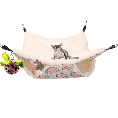 Meerschweinchen-Hängematte und Leckerli-Ball mit Aufhänger-Set, Meerschweinchenversteck und Silikon-Leckerli-Ball-Futterstation, Hamsterspielzeug, Rattenhängematte für Igel, Zuckergleiter, Meerschweinchen-Hängematte und Leckerli-Ball mit Aufhänger-Set, Meerschweinchenversteck und Silikon-Leckerli-Ball-Futterstation, Hamsterspielzeug, Rattenhängematte für Igel, Zuckergleiter, von Homedy Crafts