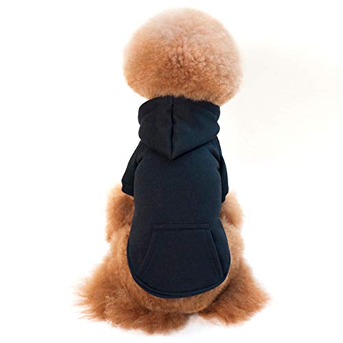 Homeriy Haustier-Kleidung für Hunde, Winter, warm, mit Kapuze, für kaltes Wetter von Homeriy