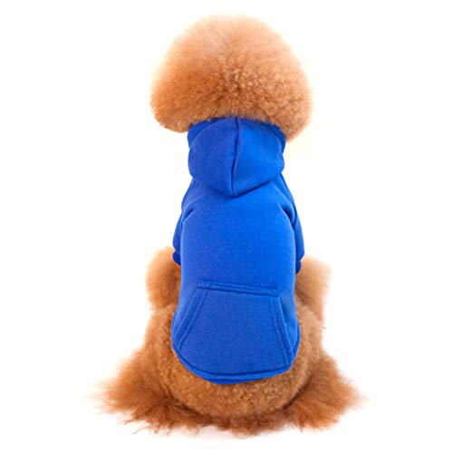 Homeriy Haustier-Kleidung für Hunde, Winter, warm, mit Kapuze, für kaltes Wetter von Homeriy