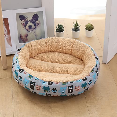 Katzenhaus Indoor, Katzenbett, Waschbares hundebett, Katzenhaus Indoor Mit Abnehmbarem Plüsch Kissenkissen, Verbessert Den Schlaf, Katzenhaus Für Draußen, für Welpe Katzenhaus Indoor, Katzenbett, Waschbares hundebett, Katzenhaus Indoor Mit Abnehmbarem Plüsch Kissenkissen, Verbessert Den Schlaf, Katzenhaus Für Draußen, für Welpe von Homg