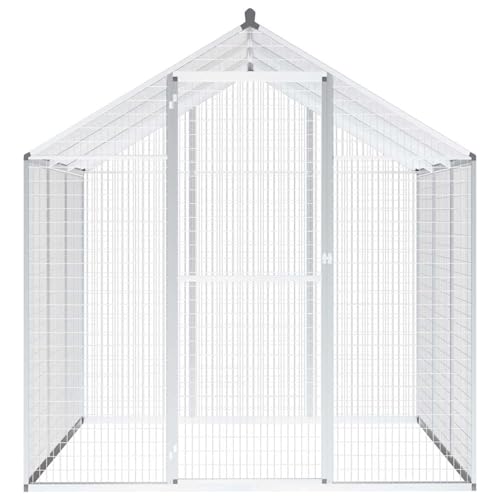 Homgoday Aluminium-Voliere 183x178x194cm, Sicher & Robust für Vögel - Nicht für Wohnzwecke Model45219 von Homgoday