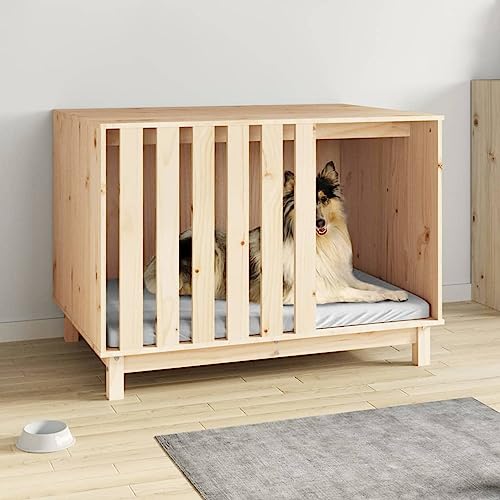 Homgoday Dekoration für Möbel, Hundehaus 100 x 70 x 72 cm aus massivem Kiefernholz, Möbel für den Innen- und Außenbereich für Wohnzimmer Büro Homgoday Dekoration für Möbel, Hundehaus 100 x 70 x 72 cm aus massivem Kiefernholz, Möbel für den Innen- und Außenbereich für Wohnzimmer Büro von Homgoday