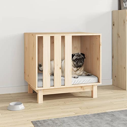 Homgoday Dekoration für Möbel, Hundehaus 60 x 45 x 57 cm aus massivem Kiefernholz, Möbel für den Innen- und Außenbereich für Wohnzimmer Büro Homgoday Dekoration für Möbel, Hundehaus 60 x 45 x 57 cm aus massivem Kiefernholz, Möbel für den Innen- und Außenbereich für Wohnzimmer Büro von Homgoday