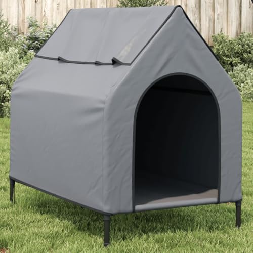 Homgoday Dekoration für Möbel, Hundehütte aus Oxford-Stoff, Anthrazit und Stahl, Möbel für den Innen- und Außenbereich für Wohnzimmer Büro Modell 172591 Homgoday Dekoration für Möbel, Hundehütte aus Oxford-Stoff, Anthrazit und Stahl, Möbel für den Innen- und Außenbereich für Wohnzimmer Büro Modell 172591 von Homgoday