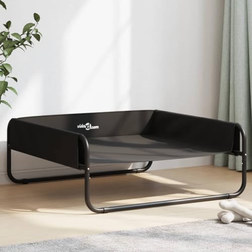 Homgoday Dekoration für Möbel, erhöhte Hundehütte aus Oxford-Stoff, Anthrazit und Stahl, Möbel für den Innen- und Außenbereich für Wohnzimmer Büro Modell 172602 Homgoday Dekoration für Möbel, erhöhte Hundehütte aus Oxford-Stoff, Anthrazit und Stahl, Möbel für den Innen- und Außenbereich für Wohnzimmer Büro Modell 172602 von Homgoday