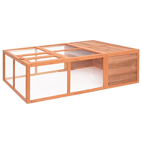 Homgoday Gartenkäfig Tierkäfig 150x100x50 cm Massivholz Homgoday Gartenkäfig Tierkäfig 150x100x50 cm Massivholz von Homgoday