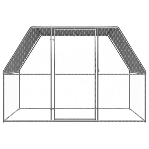 Homgoday Hühnerkäfig Silbern und Grau 3x2x2 m Verzinkter Stahl Hühnerstall Model155889 Homgoday Hühnerkäfig Silbern und Grau 3x2x2 m Verzinkter Stahl Hühnerstall Model155889 von Homgoday