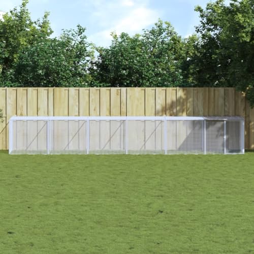 Homgoday Hühnerkäfig mit Dach Hellgrau 603x98x90 cm Stahl verzinkt Hühnerstall und Auslauf Hühnerstall Geflügelauslauf Käfig für Hühner Enten Kaninchen Hundestall Geflügelkäfig Tiere & Tierbedarf Homgoday Hühnerkäfig mit Dach Hellgrau 603x98x90 cm Stahl verzinkt Hühnerstall und Auslauf Hühnerstall Geflügelauslauf Käfig für Hühner Enten Kaninchen Hundestall Geflügelkäfig Tiere & Tierbedarf von Homgoday