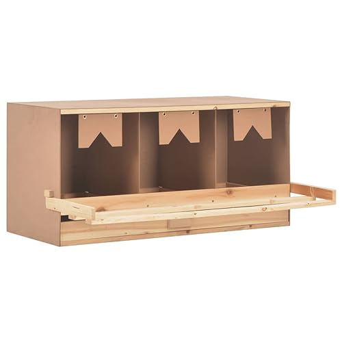Homgoday Hühnerstall für Hühner, 3 Fächer, 96 x 40 x 65 cm, Kiefernholz, Tierkäfig für Hühner, Kaninchen Homgoday Hühnerstall für Hühner, 3 Fächer, 96 x 40 x 65 cm, Kiefernholz, Tierkäfig für Hühner, Kaninchen von Homgoday