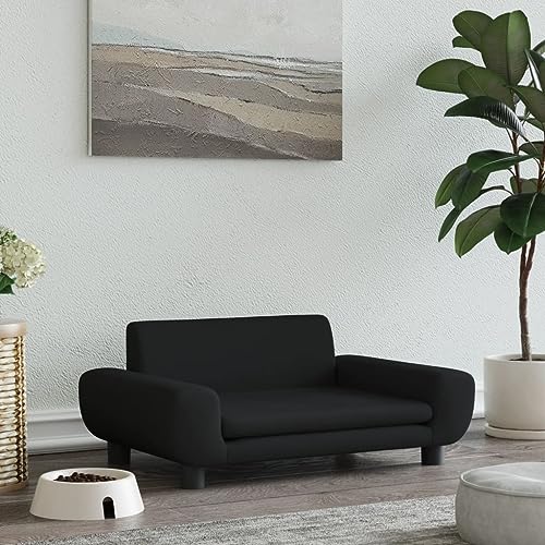 Homgoday Hundebett, schwarzes Hundebett, 70 x 45 x 33 cm, aus Samt, Hundebett für Hunde, Hundehütte, Hundehütte, weiches Hundebett für Hunde Homgoday Hundebett, schwarzes Hundebett, 70 x 45 x 33 cm, aus Samt, Hundebett für Hunde, Hundehütte, Hundehütte, weiches Hundebett für Hunde von Homgoday