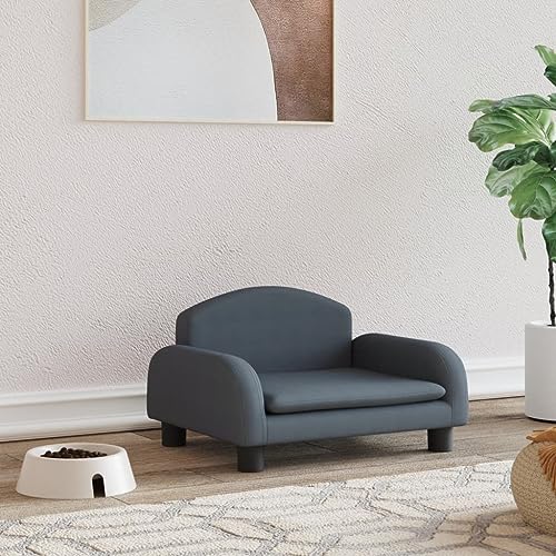 Homgoday Hundebett Dunkelgrau, 50 x 40 x 30 cm, aus Stoff, Hundebett für Hunde, Cuia für Hunde, Kuia, weich, für Hund, Cuia Homgoday Hundebett Dunkelgrau, 50 x 40 x 30 cm, aus Stoff, Hundebett für Hunde, Cuia für Hunde, Kuia, weich, für Hund, Cuia von Homgoday